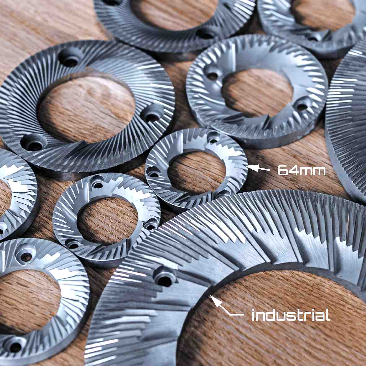 flat burrs