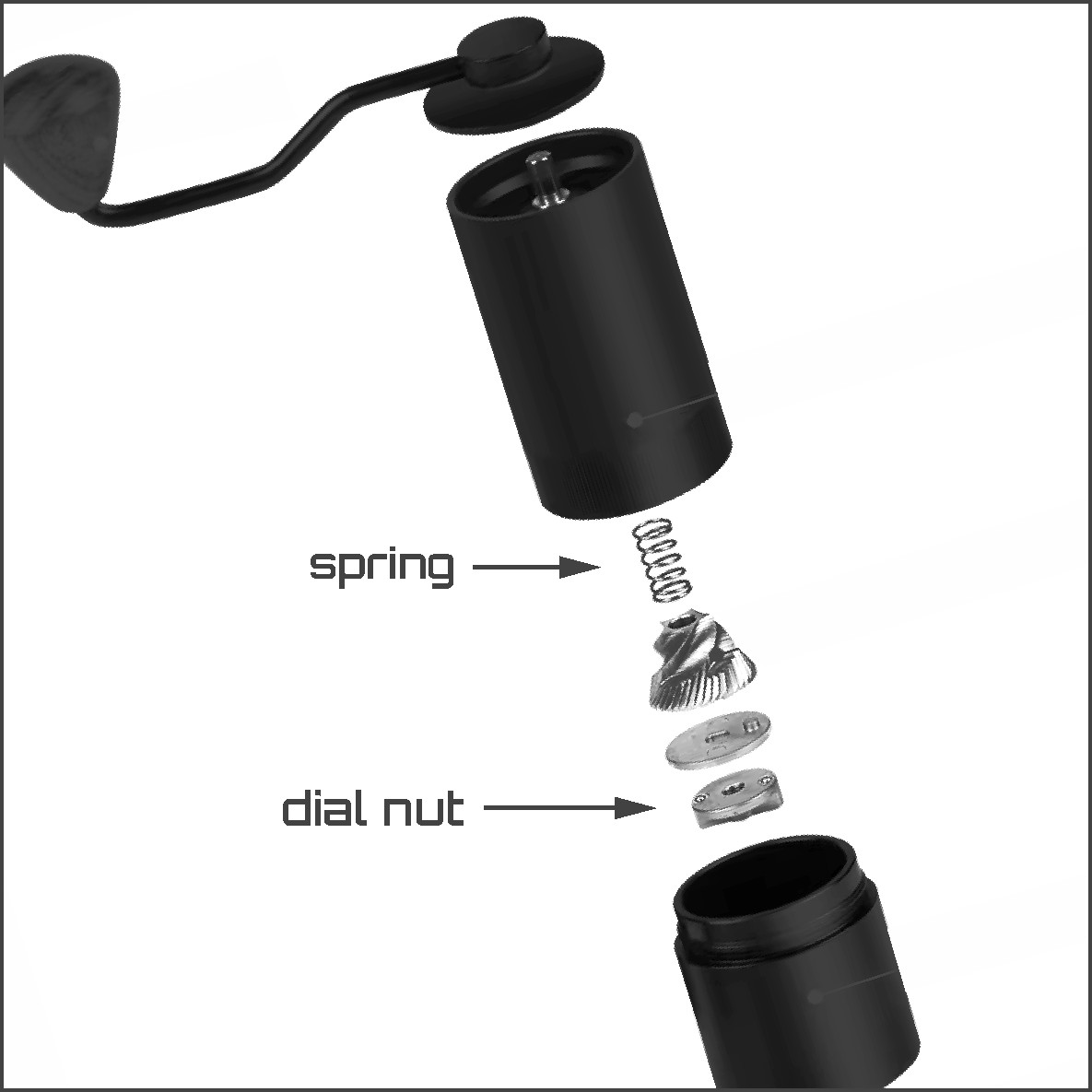 conical vs flat burrs
